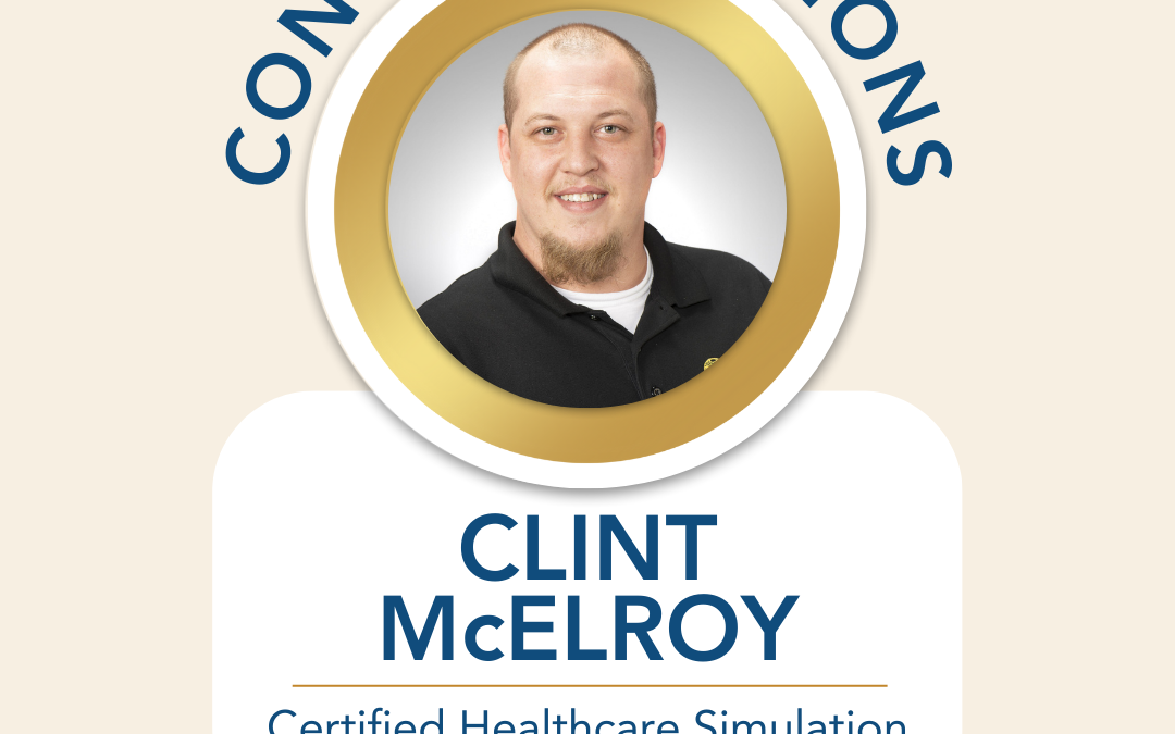 WISER gains another Certified Healthcare Simulation Operations Specialist (CHSOS)